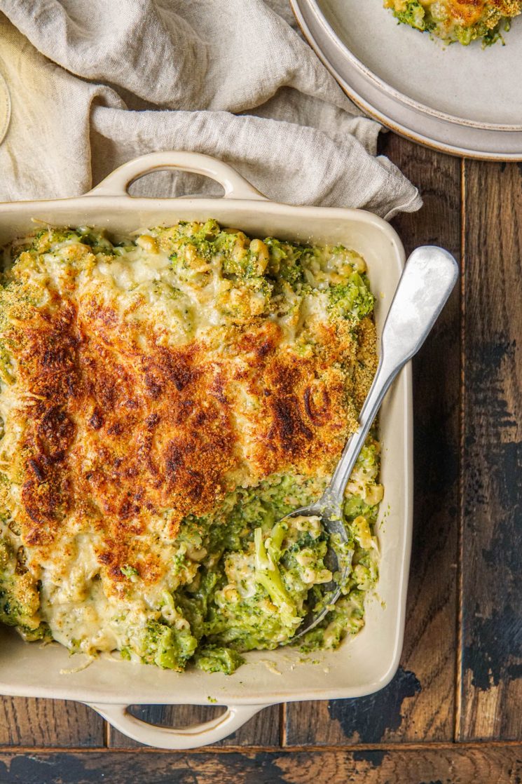 Ovenschotel met pasta en broccoli