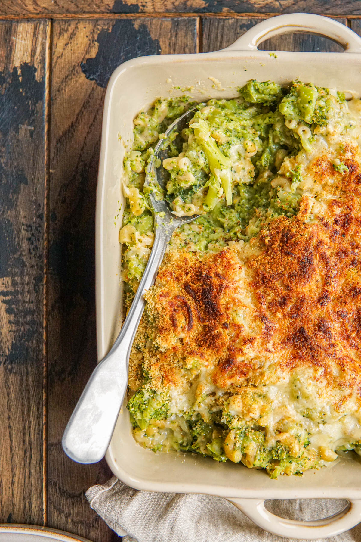 Ovenschotel met pasta en broccoli