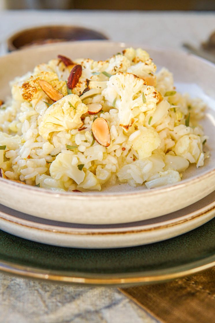 Recept voor vegetarische bloemkool risotto