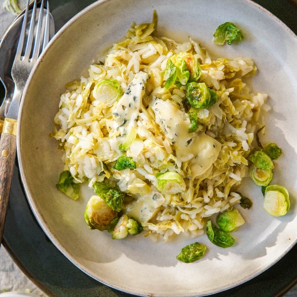 Recept voor risotto met spruitjes