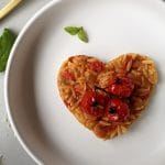 Vegetarische Valentijns risotto