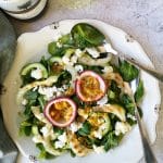 Salade met passievrucht