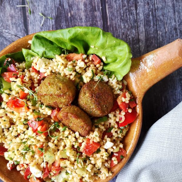 Vegetarische bulgur salade