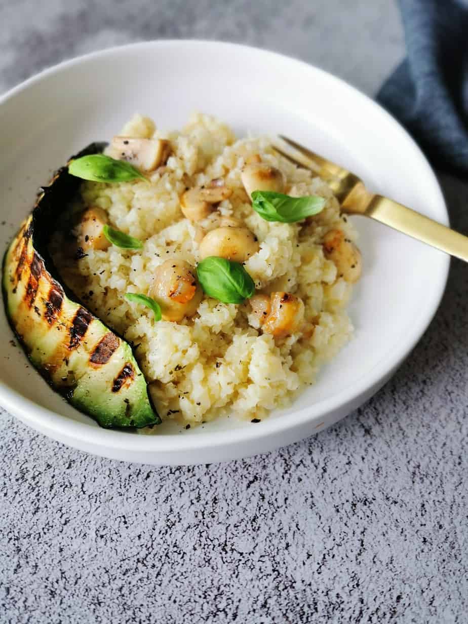 Risotto van gegrilde courgette
