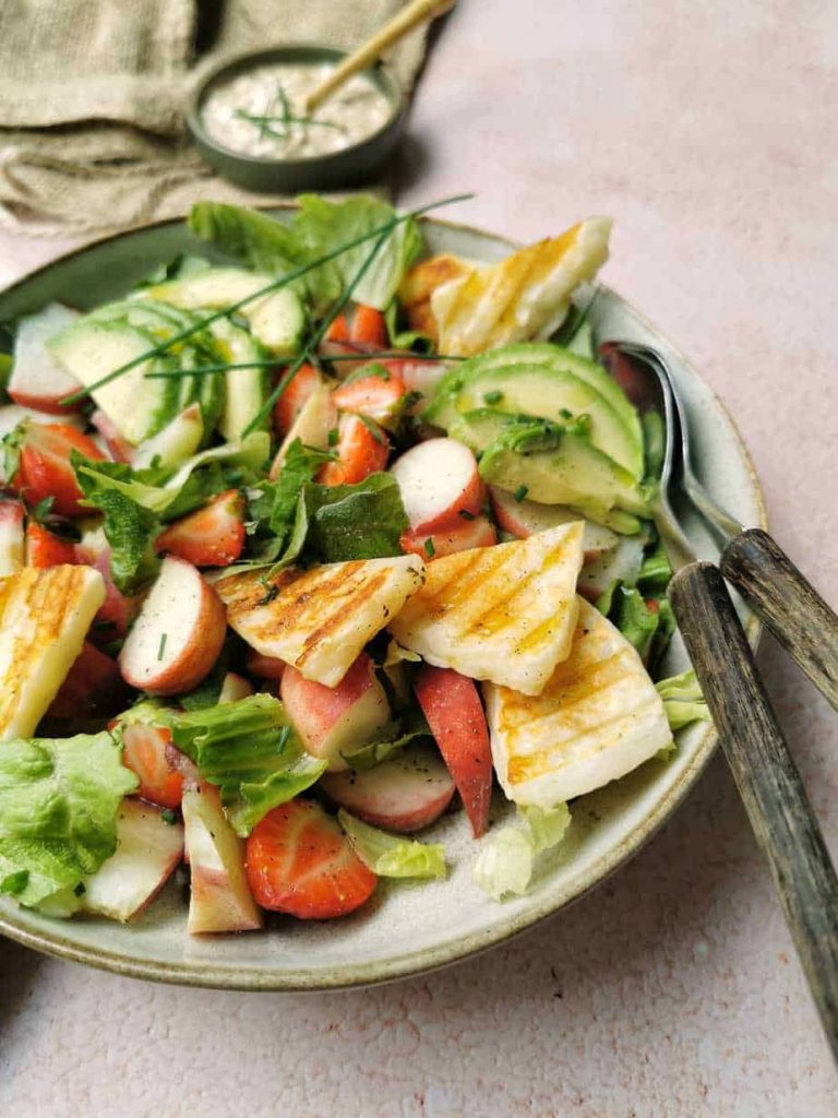 Vegetarische zomerse salade