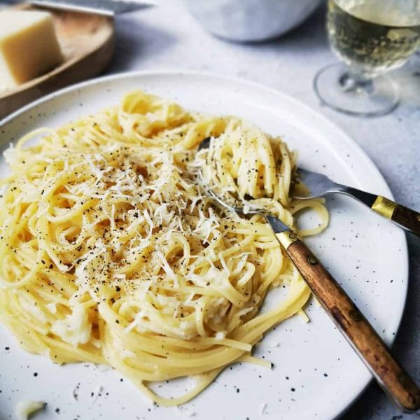 Pasta met kaas vegetarisch