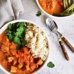 Vegetarische curry met tofu
