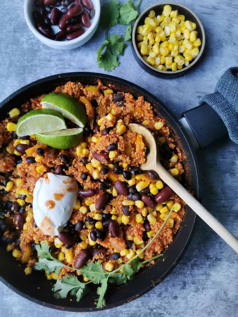 Vegetarisch mexicaans quinoa