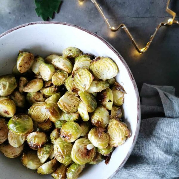 Kerst bijgerecht vegetarisch spruitjes