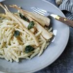 Vegetarische pasta met vergeten groente