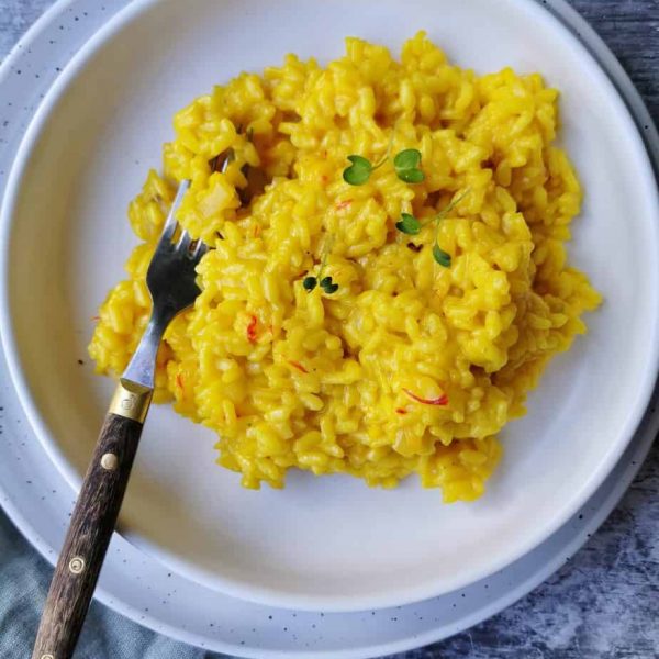 Saffraan risotto