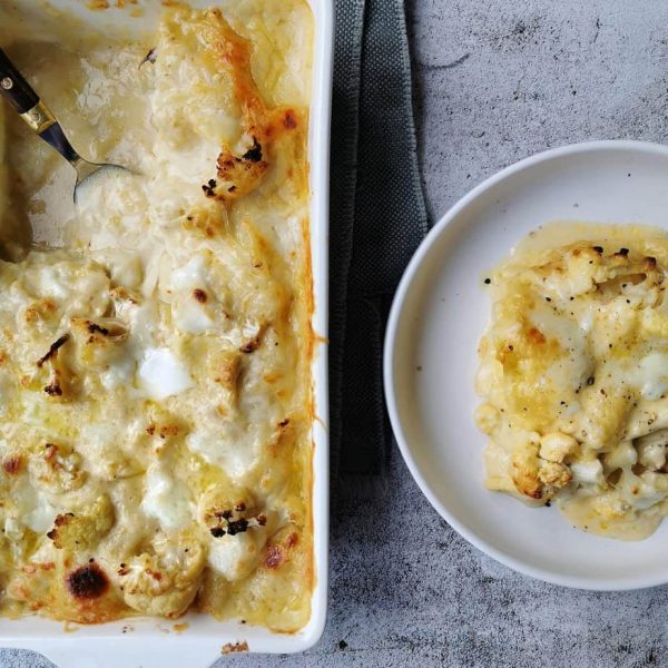 Vegetarische lasagne bloemkool kaas