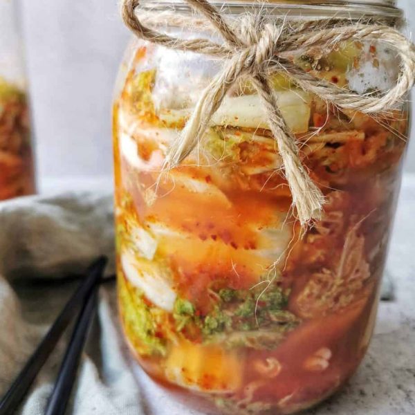 Koreaanse kimchi fermenteren