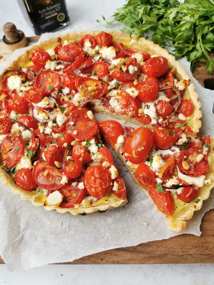 Hartige Taart Met Tomaten En Feta