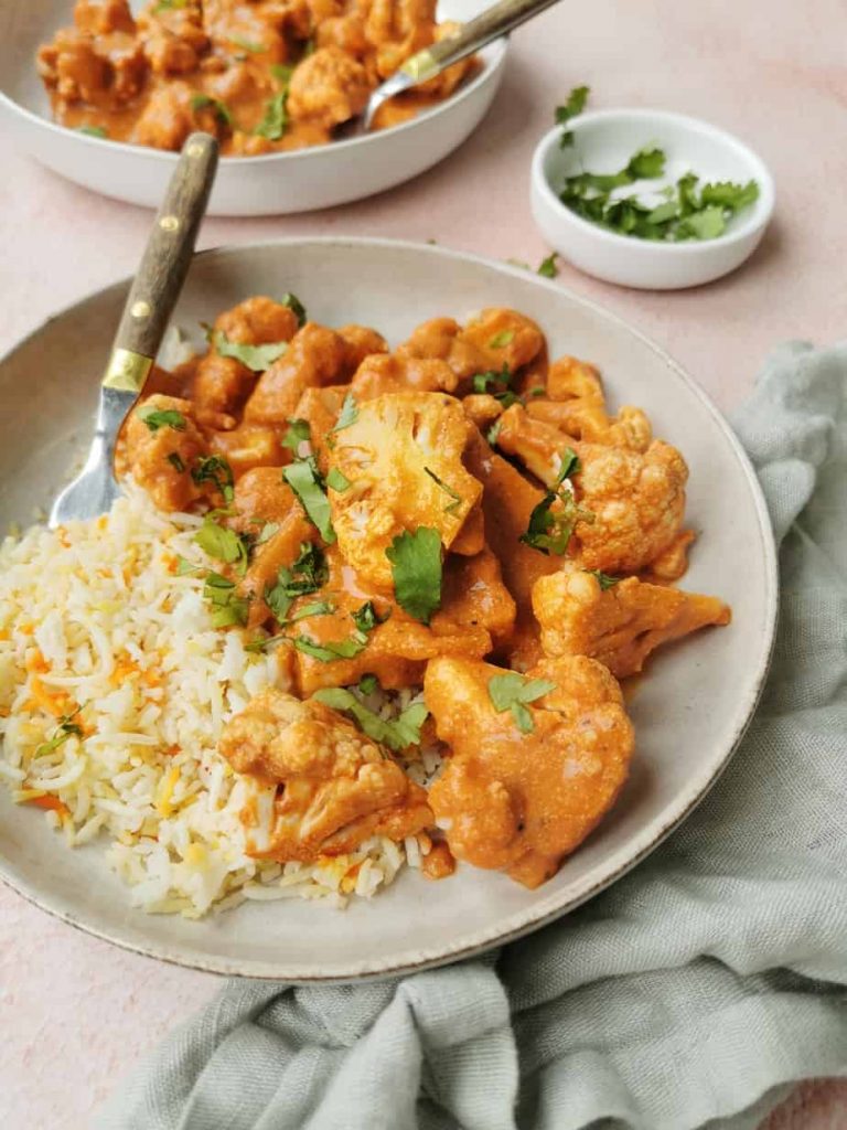 Indiase bloemkool curry