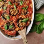 Italiaanse ovenschotel met aubergine