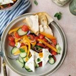 Vegetarische Griekse salade