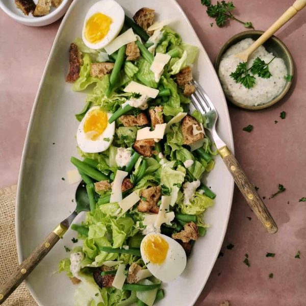 Traditionele caesar salad