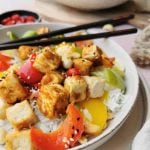 Knapperige roerbak tofu