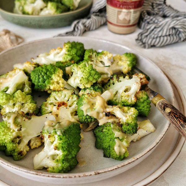 Gegrilde romanesco uit de oven