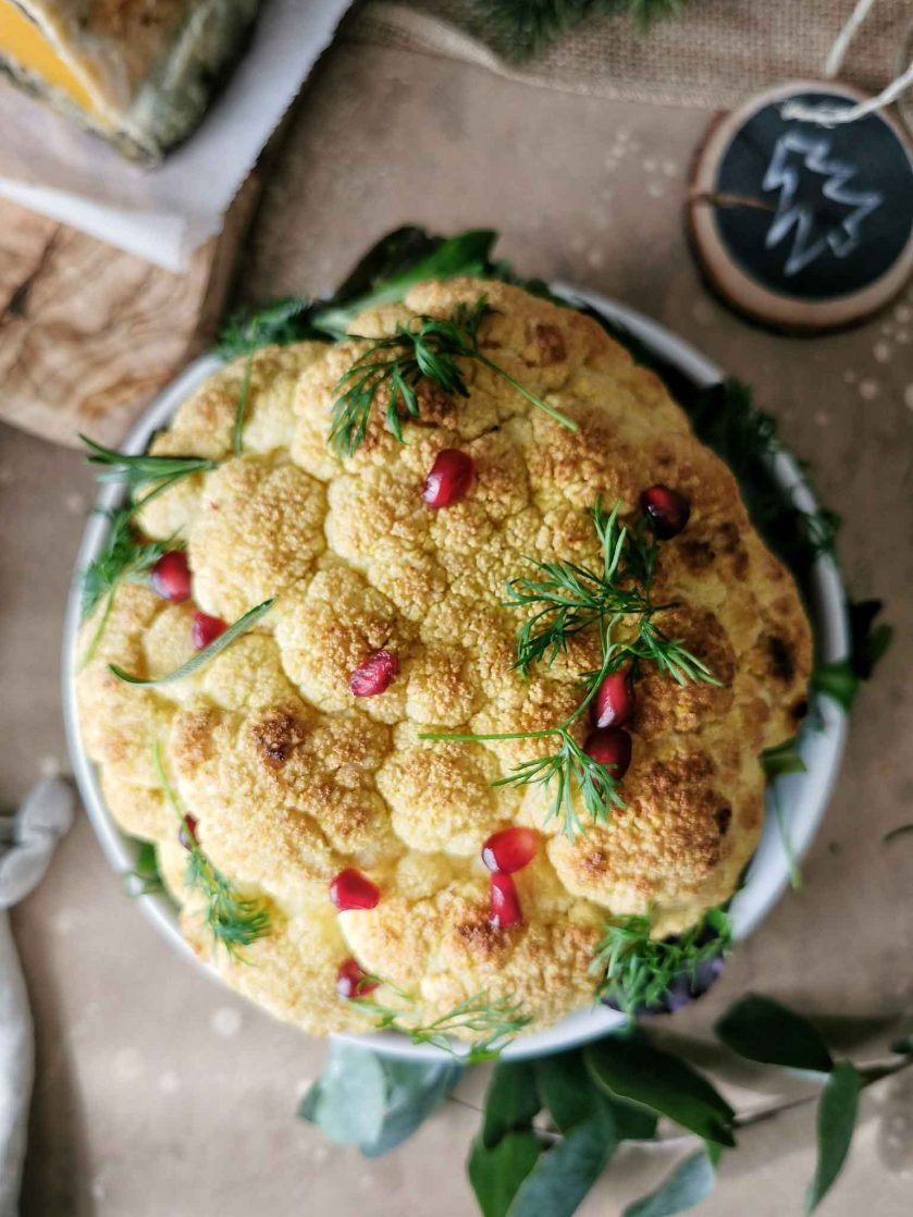 Hele Bloemkool Uit De Oven