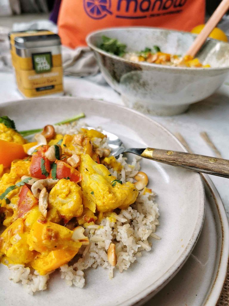 Vegetarische curry zonder pakjes en zakjes