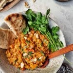 Vegan Indiase curry met linzen