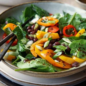 Aziatisch bijgerecht salade vegan
