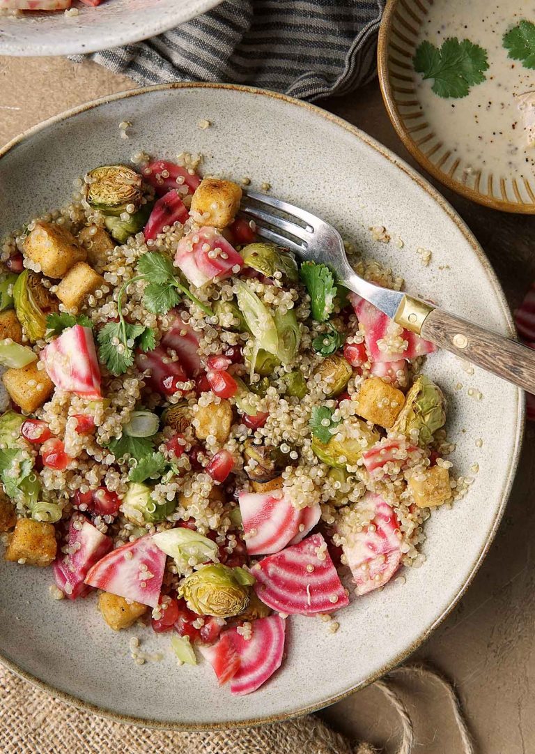 Recept voor quinoa salade vegan