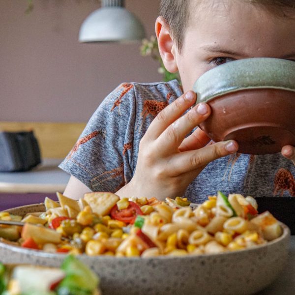 Recept pastasalade kidsproof.