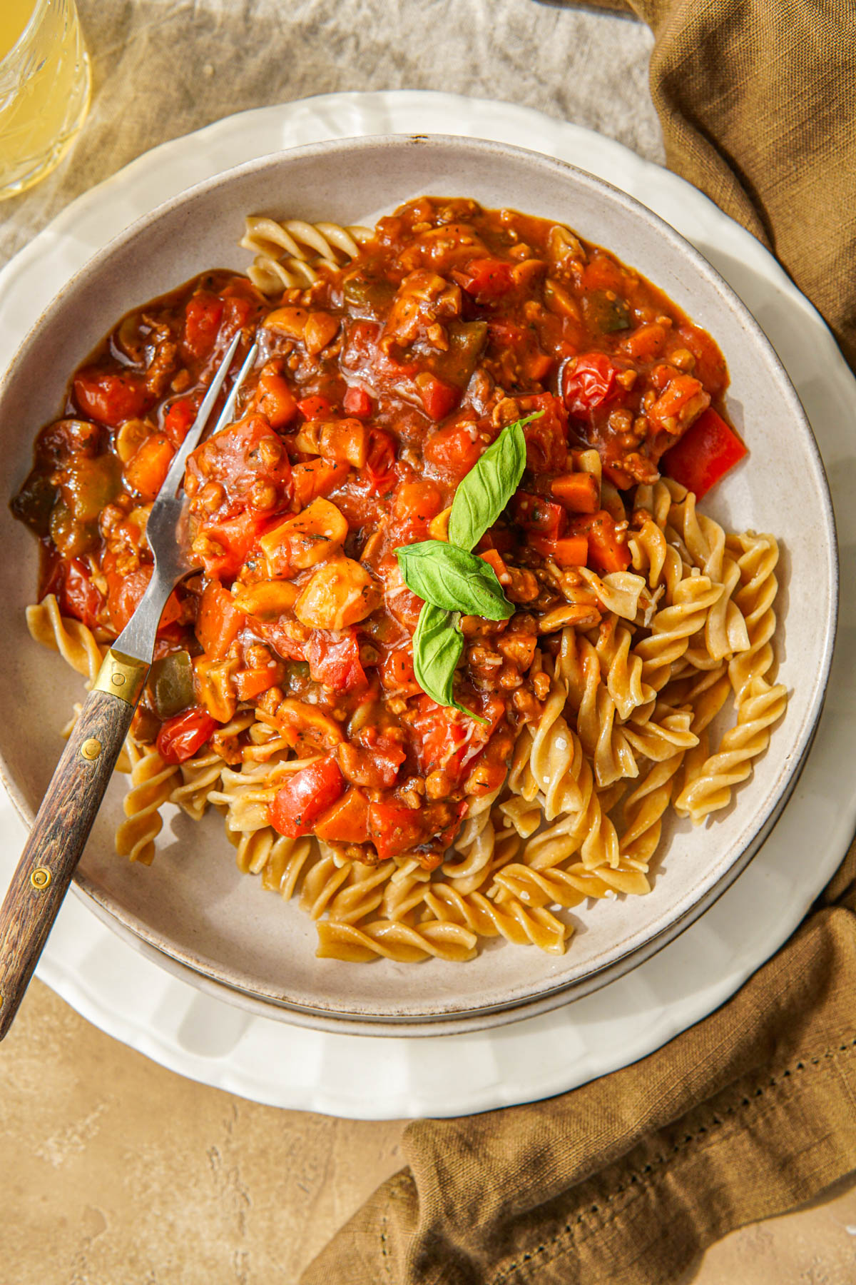 recept voor pasta met rode saus