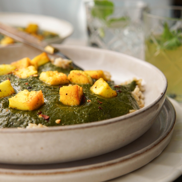 Recept palak paneer saag paneer