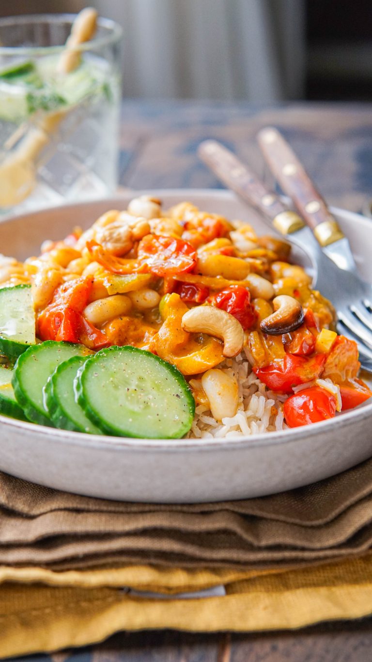 Recept voor eiwitrijke vegan curry