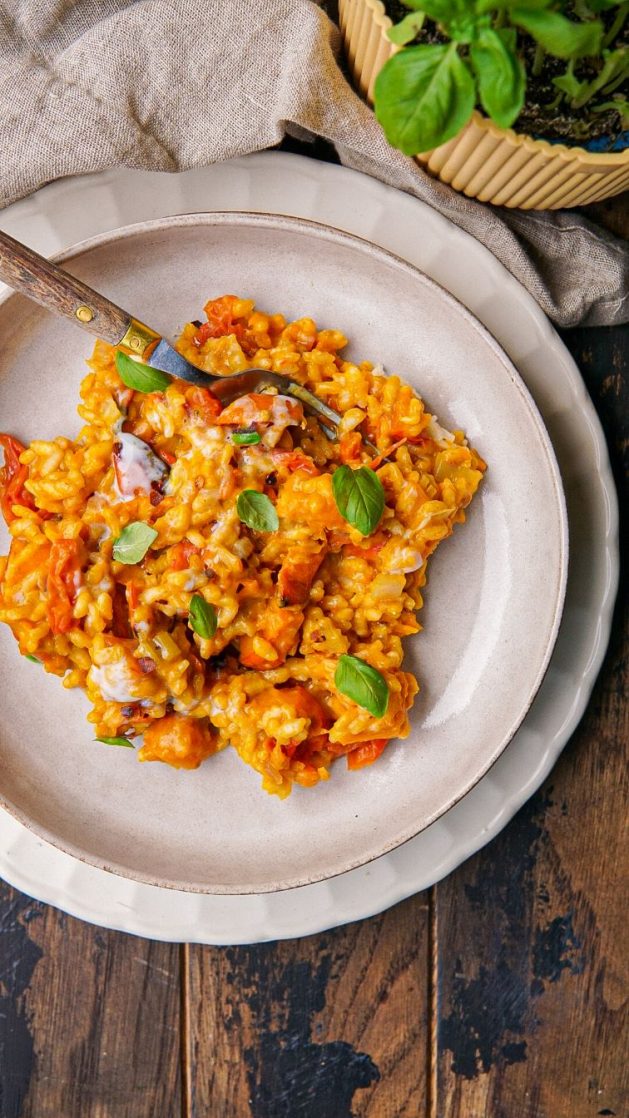 Recept voor de lekkerste pompoen risotto