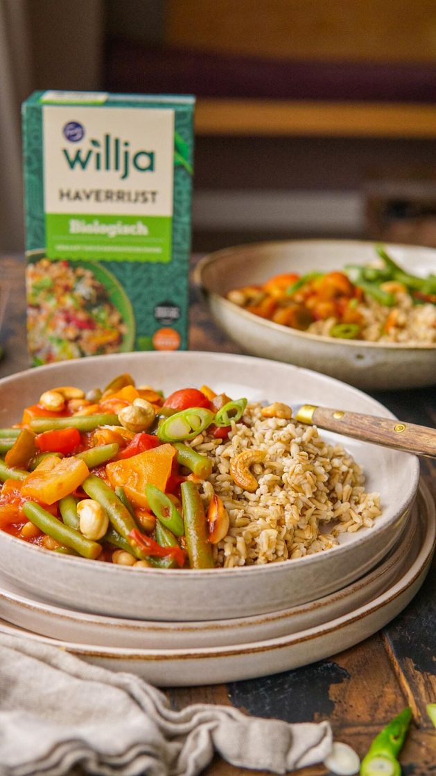 Recept met haverrijst
