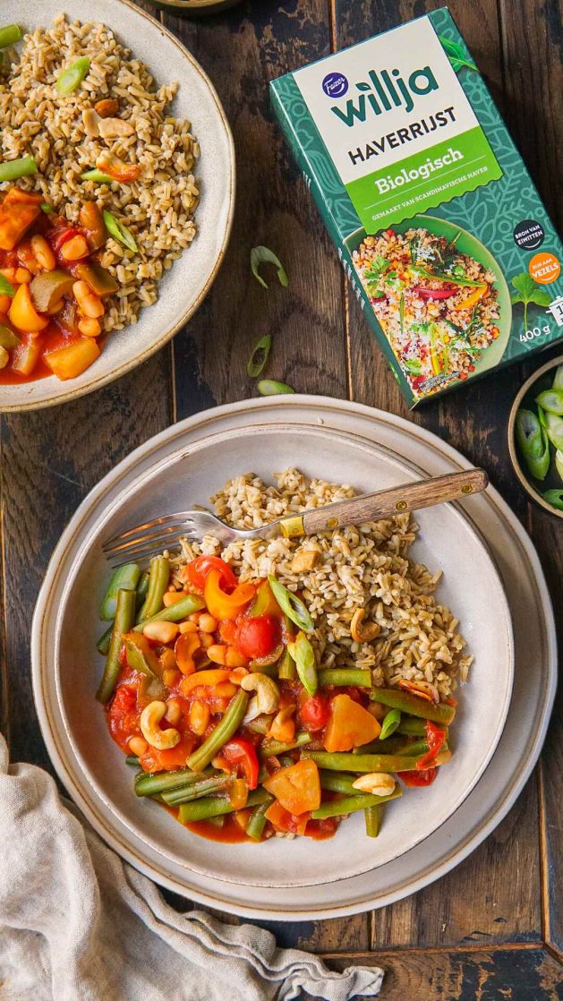 Recept met haverrijst